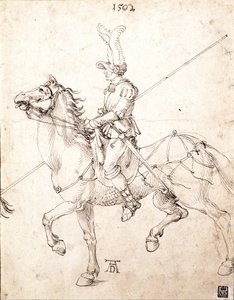 Lancer på hästryggen av Albrecht Dürer