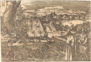 Landskap med kanonen av Albrecht Dürer