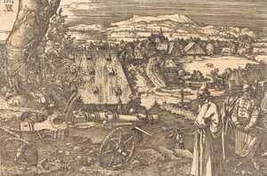 Landskap med kanonen, 1518. av Albrecht Dürer