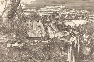 Landskap med kanonen, 1518. av Albrecht Dürer