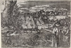 Landskap med kanon (Den stora kanonen; Kanonen) av Albrecht Dürer