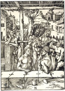 Männens bad (Bartsch 128) av Albrecht Dürer