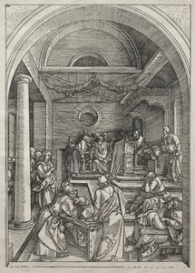 Jungfruns liv: Kristus bland läkarna av Albrecht Dürer