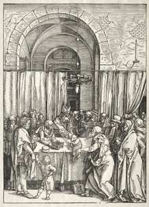 Jungfruns liv: Avvisande av Joachims offer av Albrecht Dürer