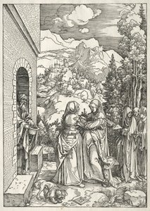 Jungfruns liv: Besöket, 1504-1505. av Albrecht Dürer