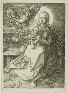 Madonna krönt av One Angel av Albrecht Dürer