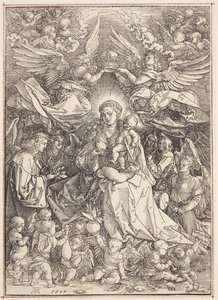 Madonna änglarnas drottning av Albrecht Dürer