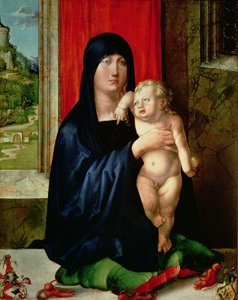 Madonna and Child, ca 1496-99 (för baksidan se 61322)