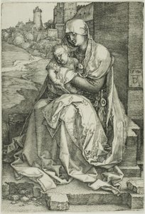 Madonna vid muren av Albrecht Dürer