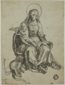 Madonna med apan av Albrecht Dürer