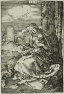 Madonna med päronet av Albrecht Dürer