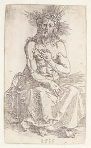 Man av sorger, siddende av Albrecht Dürer