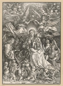 Maria som änglarnas drottning av Albrecht Dürer