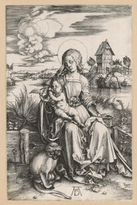 Maria med barnet och havsapan av Albrecht Dürer