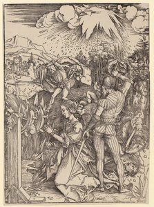 Den heliga Katarinas martyrium av Albrecht Dürer