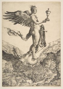 Nemesis The Great Fortune, ca. 1501. av Albrecht Dürer