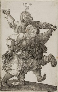 Bondepar dansar av Albrecht Dürer