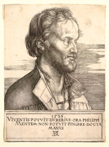 Porträtt av Philip Melanchthon av Albrecht Dürer