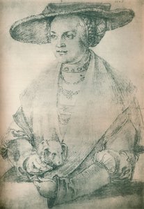 Porträtt av en dam, c1500-1520, 1903 av Albrecht Dürer