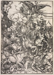 Johannes uppenbarelse: De fyra ryttarna av Albrecht Dürer