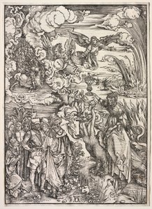 Johannes uppenbarelse: Kvinnan i Babylon av Albrecht Dürer