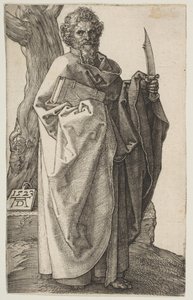 Saint Bartholomew, 1523. av Albrecht Dürer