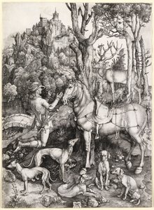 Saint Eustace av Albrecht Dürer