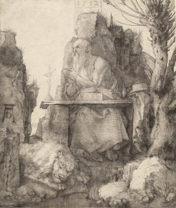 Saint Hieronymus vid Pollard Willow, 1512. av Albrecht Dürer