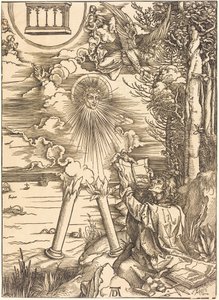 Sankt Johannes som slukar boken av Albrecht Dürer