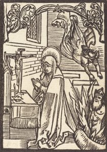 Saint Odilia, ca. 1500 av Albrecht Dürer