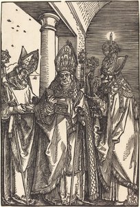 Saints Nicholas, Ulrich och Erasmus av Albrecht Dürer
