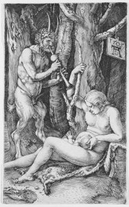Satyr familj av Albrecht Dürer