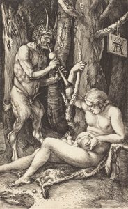 Satyrfamiljen, 1505. av Albrecht Dürer