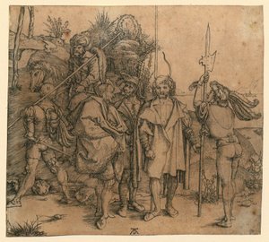 Sex soldater av Albrecht Dürer