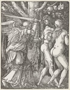 Liten passion: 2. Utvisning från paradiset av Albrecht Dürer
