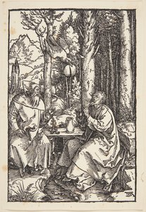 St. Anthony besöker St. Paul i öknen av Albrecht Dürer