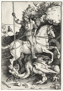 St George dödar draken av Albrecht Dürer
