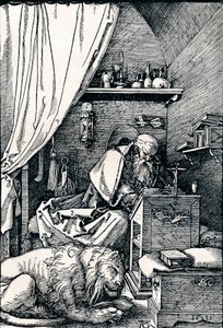 St Hieronymus i hans cell, 1511 1906 av Albrecht Dürer