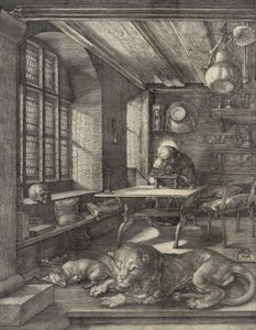 St. Jerome i sitt arbetsrum av Albrecht Dürer