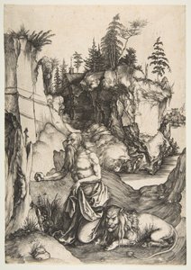 S:t Jerome i botgöring av Albrecht Dürer