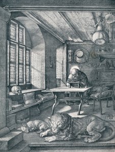 St Hieronymus i hans studie, 1514 1906 av Albrecht Dürer