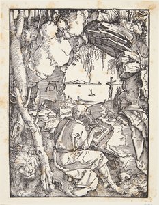 St. Hieronymus i grottan av Albrecht Dürer