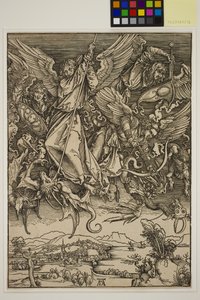 St. Michael slåss mot draken av Albrecht Dürer