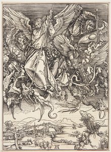 St. Michael slåss mot draken av Albrecht Dürer