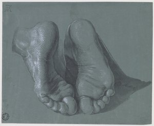 Study of Two Feet, c.1508 av Albrecht Dürer