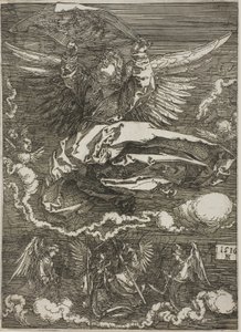 Sudarium utspritt av en ängel av Albrecht Dürer