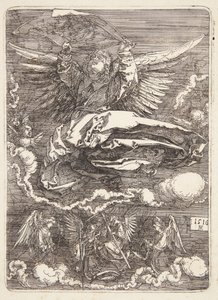 Sudarium utspridda av en ängel av Albrecht Dürer