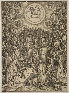 Tillbedjan av Lammet av Albrecht Dürer