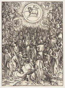 Tillbedjan av Lammet av Albrecht Dürer