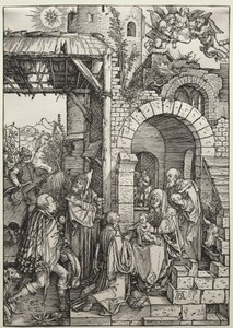 Tillbedjan av Magi, ca. 1501-1503. av Albrecht Dürer